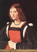 BOLTRAFFIO, Giovanni Antonio Portrait of a Young Woman 55 oil